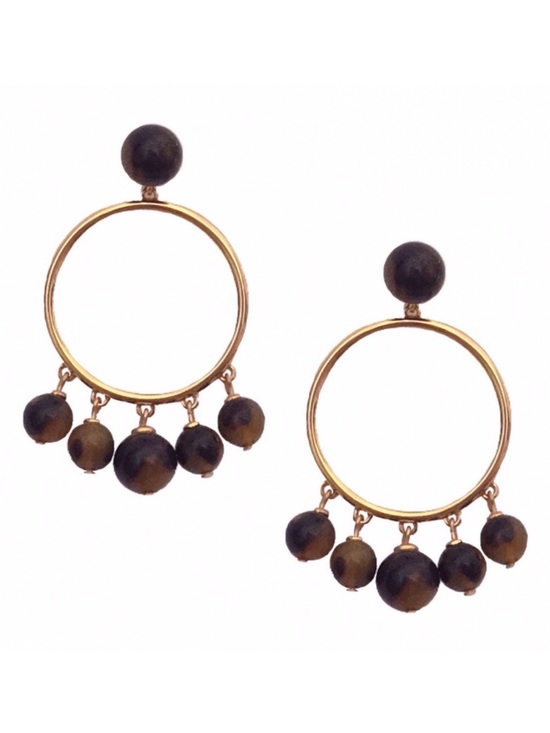 kate spade Jewelry - KATE SPADE ♠️ New York TORTOISE BAUBLE DROP HOOP EARRINGS 🌟NWT🌟